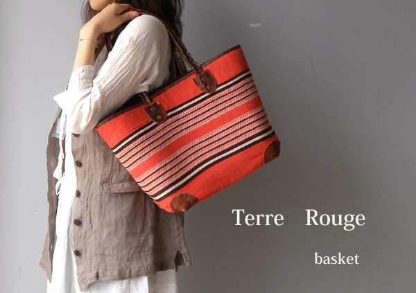 ʥݥȺ14ܡ105 10:00  106 23:59ۥǤΤˡ40%OFFTERRE ROUGE(ƥ롼 RED BORDER BASKET(L)otr05