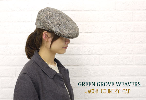 ■【10020238】GREEN GROVE WEAVERS(グリーングローブウェーバー) JACOB COUNTRY CAP・JCC01-0341102【m】【レディース】//