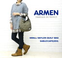 /ARMEN(アーメン) SMALL NAYLON QUILT BAG・NAM1150-0341102//ARMEN楽天ポイント最大15倍★ARMEN(アーメン) SMALL NAYLON QUILT BAG・NAM1150