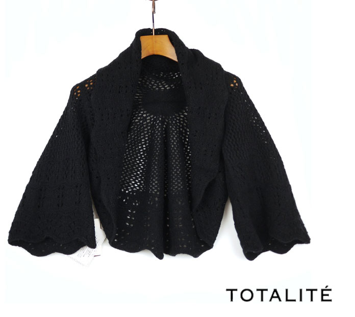 【50%OFF】【2F-O-10026714】TOTALITE(トータリテ) アンゴラ ニットボレロ・68010-70013-O【レディース】