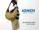 ARMEN(アーメン) ナイロン キルティング 2way ショルダーバッグ・NAM1265-0341202今なら全品ポイント23倍★ARMEN(アーメン) ナイロン キルティング 2way ショルダーバッグ・NAM1265