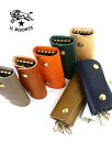 【イルビゾンテ IL BISONTE】レザー スナップボタン キーケース(L)・5412305250-0061701【メンズ】【レディース】【楽天BOX受取対象商品(メンズファッション)】【2F】【雑貨・インテリア】
