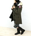 CANADA GOOSE(カナダグース)ポリエステル コットン ファー付き フードダウンコート “BRONTE PARKA”・2603JL-1831402【レディース】【楽ギフ_包装】