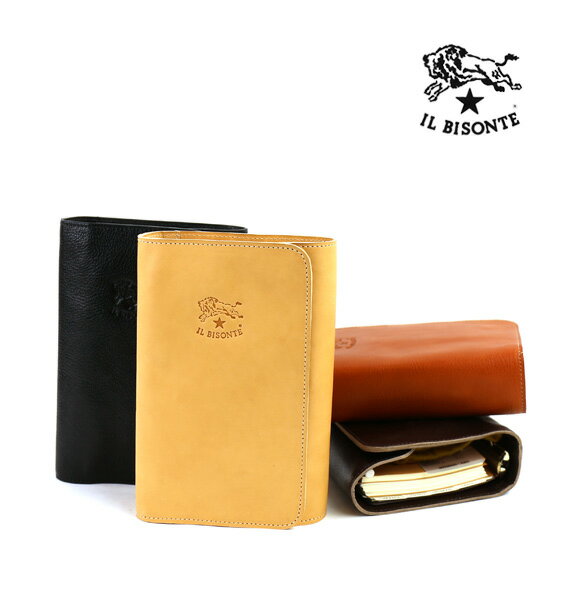 IL BISONTE(イルビゾンテ) レザー 6穴 バインダー システム手帳(L)・410961-0061402【メンズ】【レディース】【楽ギフ_包装】【2F】【--】