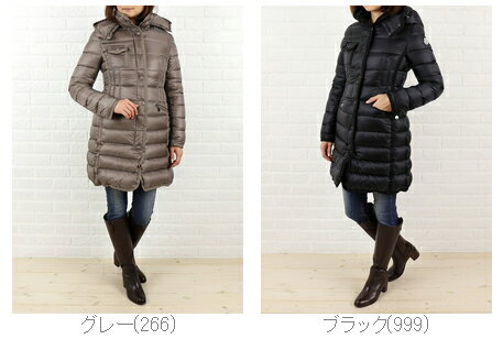 【クーポン対象外】MONCLER(モンクレール)ナイロン フード付き ロング ダウンコート “HERMINE”・HERMINE-2011402【レディース】【楽ギフ_包装】