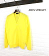 JOHN SMEDLEY(ジョンスメドレー)コットン 長袖 Vネック カーディガン・STEADMAN-2851501【メンズ】【楽ギフ_包装】