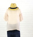 (ブラウニー Brownie)ポリエステル フリルパフスリーブ ブラウス・161FB023-3691601(レディース)(トップス)