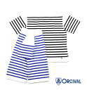 【30%OFF】【オーチバル・オーシバル ORCIVAL】コットン ラッセルボーダー 半袖 ボートネック Tシャツ カットソー・6115-0321701【メンズ】【JP】【■■】