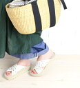 【ソイル SOIL】リネン×スパンコール クロスストラップ 厚底 ジュート エスパドリーユサンダル SPANGLES CROSS STRAP ESPADROLLES・TNSL1801R-0341801【レディース】