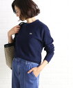 【ラコステ LACOSTE】コットン裏毛 フレンチテリー クルーネック スウェットプルオーバー FRENCH TERRY・SH109EL-0241802【レディース】【■■】【クーポン対象外】