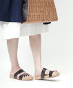 【D-1】【ガイモ GAIMO】レザー 2ストラップ エスパドリーユ サンダル ANTENTIC・ANTENTIC-VE-0242001【レディース】