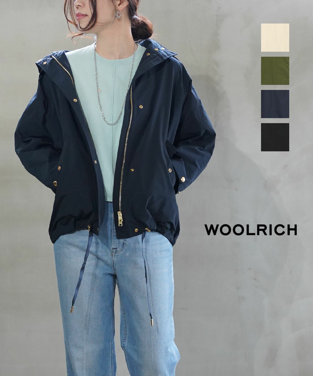 【5/18～20限定11%OFFクーポン対象】【LINEクーポン有】【2024年春夏新作】<strong>ウールリッチ</strong> WOOLRICH <strong>アノラック</strong>パーカー ライトアウター ブルゾン ジャケット パーカー 定番 薄手 軽量 ドルマンスリーブ ブラック オーク ブルー グリーン・WWOU0936-4352401(レディース)