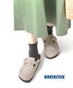 【ビルケンシュトック BIRKENSTOCK】スウェードレザー ソフトフットベッド クロッグサンダル ボストン・BOSTON-SFB-0242001【レディース】【JP】