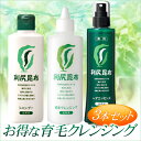 お得な育毛クレンジング3本セット育毛・薄毛・かゆみ・脱毛の予...