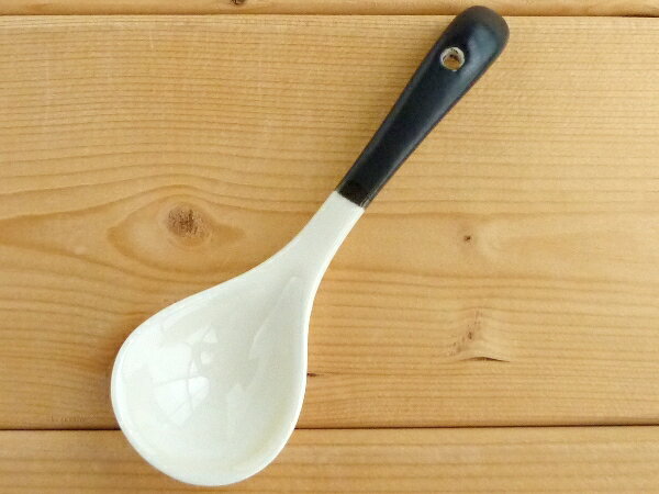 ツートン陶製Spoon　11.5cm【bloom-plus】
