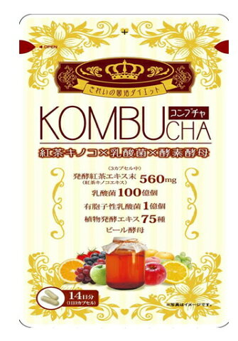 ○【 定形外・送料340円 】 KOMBUCHA　42粒【正規品】コンブチャ