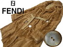 【中古】◇最高級◇フェンディ FENDI◇高級セーブル毛皮ロングコート リバーシブル 毛艶 毛並良好 2種類ベルト付き 良品 イタリア製