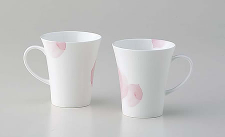 【NIKKO(ニッコー）】　「毎日の食卓を楽しくしてみませんか？ポコ・ア・ポコの食器シリーズ」　?FLORAL Note(フローラルノート)?　ペアマグセット
