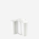 【iittala(イッタラ)】フラワーベースM (ホワイト) 「世界的にも有名な北欧フィンランドのキッチンウェアブランド」(アルヴァ・アールトコレクション)【創業明治元年の安心感】