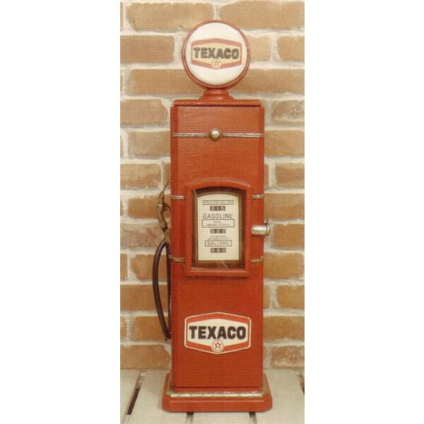 代引不可-ガスポンプ　小物入れラック　「TEXACO」