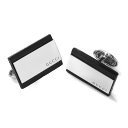 グッチ カフス アクセサリー メンズ シルバー&ブラック 373830 J84R0 1000 GUCCI