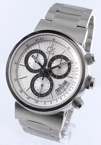 カルバンクライン セレリティ クロノグラフ シルバー メンズ K.75771.26【腕時計】【時計】