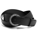 ブルガリ ベルト メンズ ラウンド ブルガリブルバリ ROUND-S BB ブラック 38955 BVLGARI