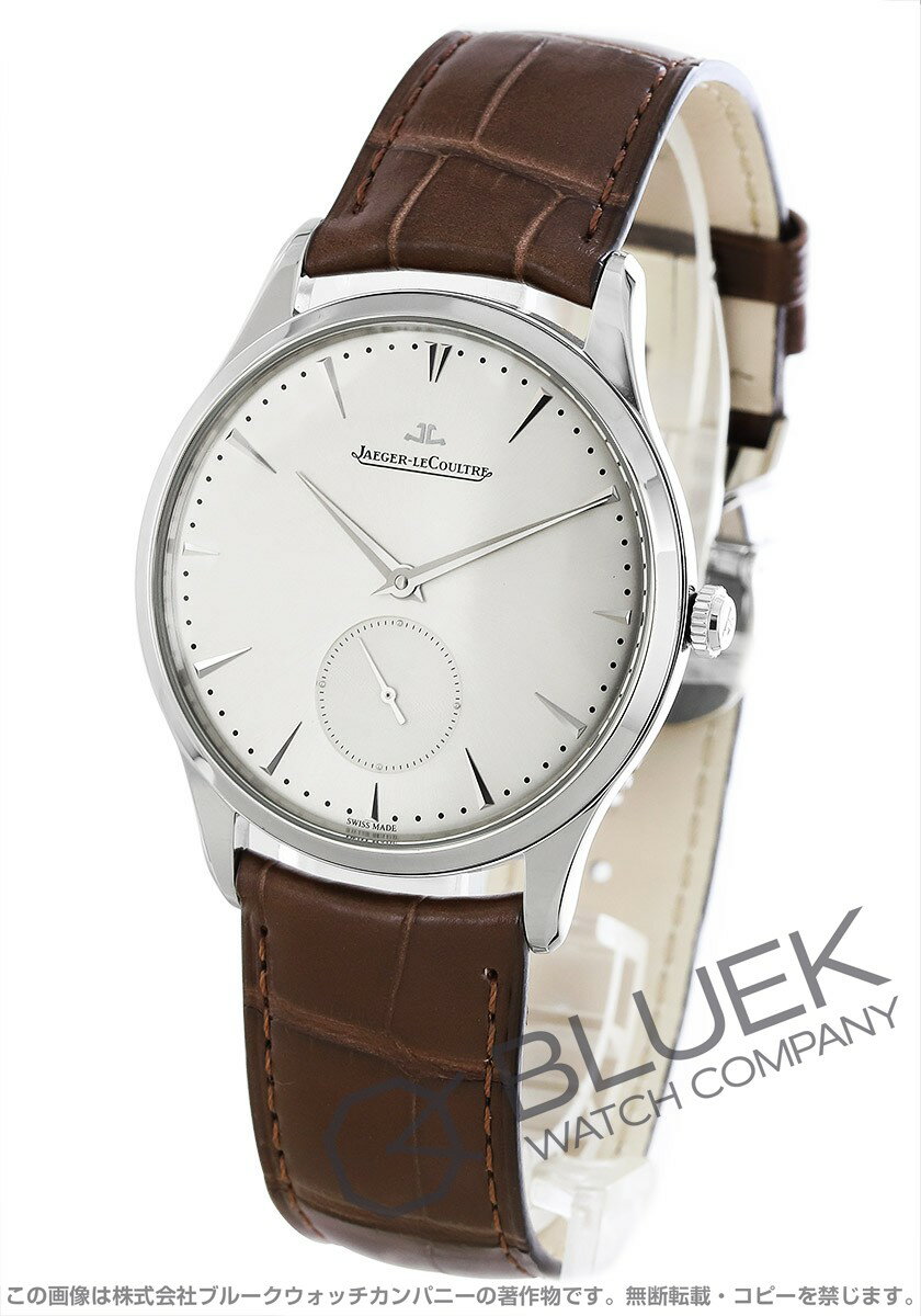 ジャガールクルト JaegerLeCoultreマスター ウルトラスリム アリゲーターレザー メンズ Q1358420