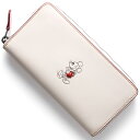 コーチ COACH 長財布 ミッキーマウス アコーディオン ジップアラウンド チョークホワイト F58939 QBCHK レディース