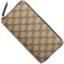 グッチ Gucci 長財布 GGスプリーム ベージュ&ブラック 410102 KHNKG 9769 2016年春夏新作 メンズ レディース
