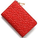 ロエベ LOEWE コインケース【小銭入れ】 CREMALLERA REPEAT プライマリーレッド 107 P30 55 7931 レディース