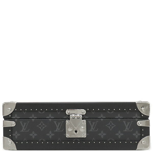 ルイヴィトン 小物 コフレ 8 モントル ブラック 黒 グレー 青 時計ケース M20016 中古