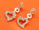 フォリフォリ オープンハート ピアス スターリングシルバー 1E6S021MAT