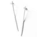 セリーヌ ピアス アクセサリー レディース エドウィジュ チェーン クリスタル シルバー 46N92 6BZI 36SI 2019年秋冬新作 CELINE