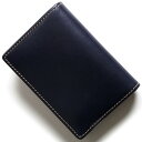 ホワイトハウスコックス カードケース メンズ ネイビー&ナチュラル S2380 NAVYNAT WHITEHOUSE COX
