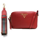 プラダ ショルダーバッグ/クラッチバッグ バッグ レディース ヴィッテロ ダイノ ルビノレッド 1BH093 2BBE F0041 V NOM PRADA