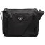 プラダ PRADA ショルダーバッグ テスート TESSUTO 三角ロゴプレート ブラック 1BC909 ZOT F0002 レディース