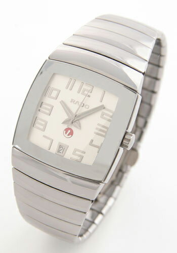 　サマーバーゲン★【5年保証】ラドー シントラ XXL オートマチック セラミック チタン シルバー メンズ R1366.2102