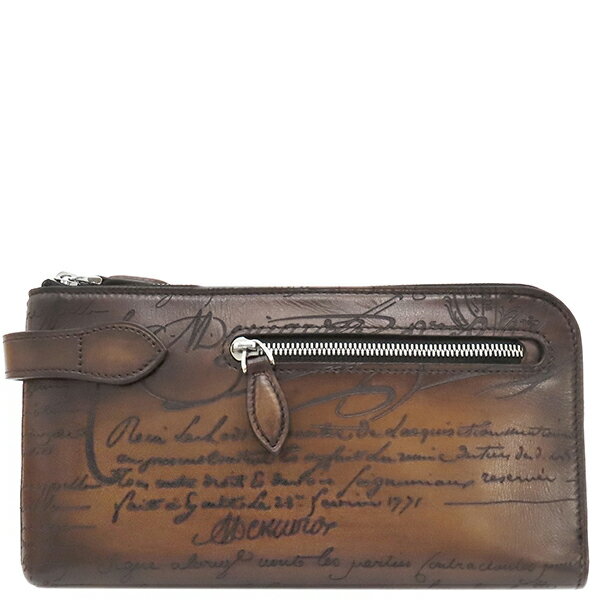 ベルルッティ クラッチバッグ ティリワ ジップポーチ カーフ ブラウン 茶 セカンドバッグ カリグラフィ スリーインワン 235755 中古