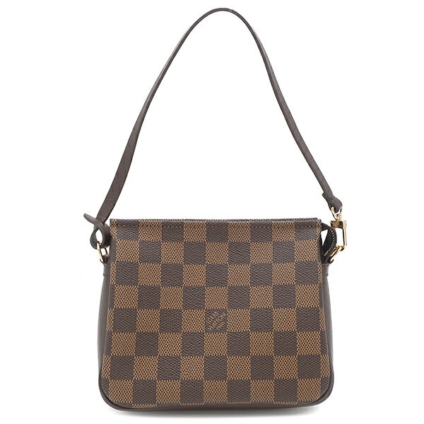 ルイヴィトン ポーチ トゥルースメイクアップ ダミエキャンバス ブラウン アクセサリーポーチ N51982 中古