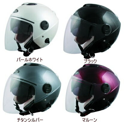 【単車用ヘルメット】SPEED PIT　ZJ-2 ZaCK(ジェット型ヘルメット)　【500】