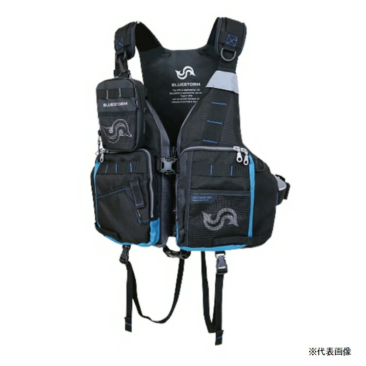 【釣り ライフジャケット】高階救命器具　BLUESTORM ゲームベスト　BSJ-26RS【510】【ラッキーシール対応】の画像
