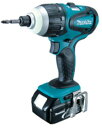 MAKITA(マキタ)18V 充電式4モードインパクトドライバTP140DRFXバッテリBL1830X2本・充電器DC18RA・ケース付 [22分充電]充電用超硬ドリル 3本セット付　&Oslash;3.4/3.5/4.3mm木下穴・鉄用六角軸ドリル 3本付　&Oslash;3.0/3.5/4.0mm