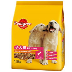【マースジャパン】ペディグリードライ　子犬用　旨みチキン＆緑黄色野菜入り　1．8kgx6個（ケース販売）