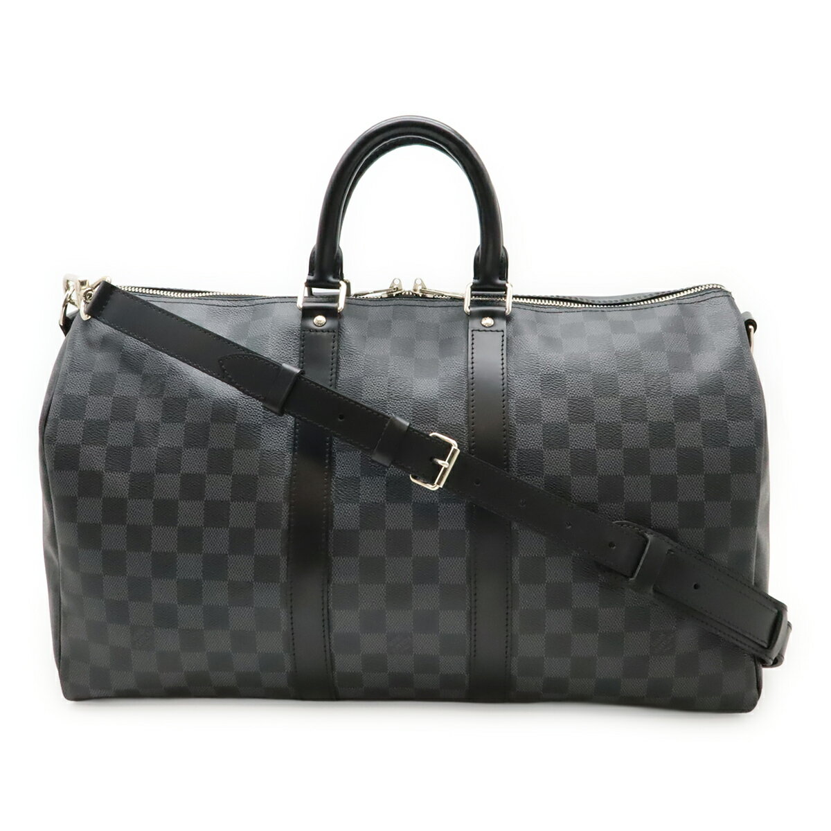 LOUIS VUITTON ルイ ヴィトン ダミエグラフィット キーポルバンドリエール45 ボストンバッグ トラベルバッグ 2WAY ショルダーバッグ N41418 【中古】