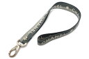 CHANEL シャネル ネックストラップ ロゴ ナイロン グレー系色ー シルバー A16664 【中古】【k】【Blumin 楽天市場店】