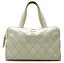 【バッグ】CHANEL シャネル ワイルドステッチ ハンドバッグ ミニボストンバッグ レザー ホワイト 白 A14692【中古】【k】【Blumin 楽天市場店】