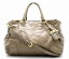 【バッグ】PRADA プラダ トートバッグ ハンドバッグ 2WAYショルダー 斜め掛け ショルダーバッグ レザー GIUNCO 茶 ゴールド金具 国内購入ブティック品 BN2324 【中古】【k】