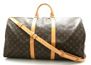 【バッグ】LOUIS VUITTON ルイ ヴィトン モノグラム キーポル バンドリエール55 ボストンバッグ 旅行カバン トラベルバッグ トラベルボストン M41414 【中古】【k】