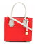 【未使用品】【バッグ】MICHAEL KORS マイケル コース マイケルコース マーサー ハンドバッグ 2WAY ショルダーバッグ 斜め掛け レザー レッド 赤 ライトグレー 30T7GM9M6T 【中古】【k】